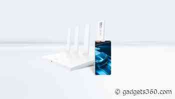 Huawei AX3 Wi-Fi 6 Plus-Enabled Router With HomeSec Security Safeguards Launched in India
