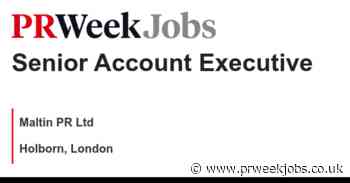 Maltin PR Ltd: Senior Account Executive