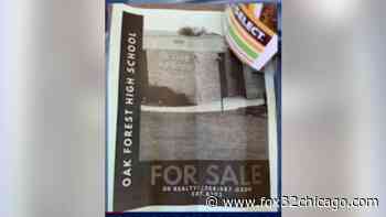 Oak Forest High School put up for sale as part of senior prank - FOX 32 Chicago