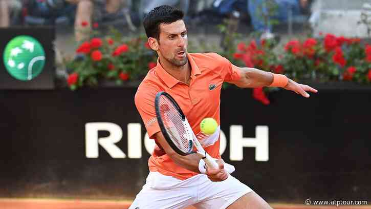 Novak Djokovic Ends Stan Wawrinka's Comeback Run In Rome - ATP Tour