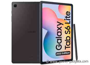 2022 Samsung Galaxy Tab S6 Lite gets official