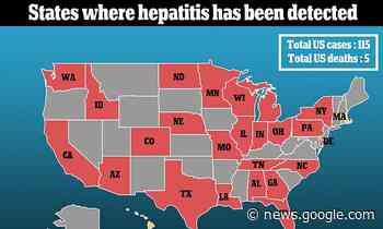 NC officials report that the state has detected NINE pediatric cases of mysterious hepatitis - Daily Mail
