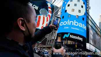 Coinbase Crash: Aktie der Kryptobörse mit Kursrally nach Kurssturz
