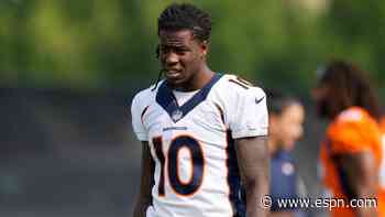 Broncos WR Jeudy arrested, released on bond