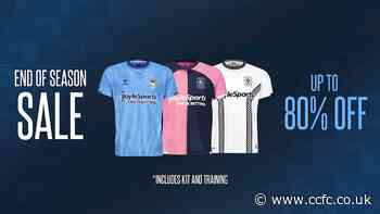 RETAIL: Up to 80% off in End of Season Sale - Coventry City