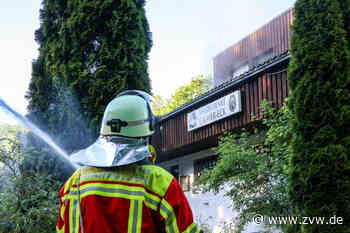 Feuerwehrübung an der Waldschenke bei Buoch - Zeitungsverlag Waiblingen