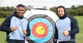 Gallery | Country U16s and City U18s try archery - New South Wales Rugby League