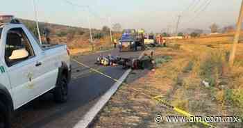 Accidente en Yuriria: Chocan motocicletas de frente en carretera Xoconostle El Tigre, hay un muerto y dos h... - Periódico AM