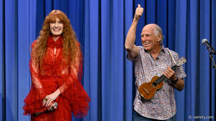 Florence Welch and Jimmy Buffett Sing ‘Margaritaville’ on ‘Tonight Show With Jimmy Fallon’ - Variety