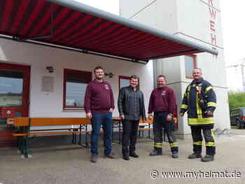 Fritz Wernthaler spendiert der Freiwilligen Feuerwehr Meitingen eine neue Markise - Meitingen - myheimat.de