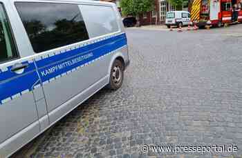 FW-LK Leer: Feuerwehr im Einsatz nach Granatenfund