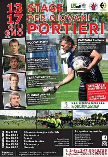 Calcio Giovanile: a giugno doppio stage con la Scuola Portieri One - www.ideawebtv.it - Quotidiano on line della provincia di Cuneo - IdeaWebTv
