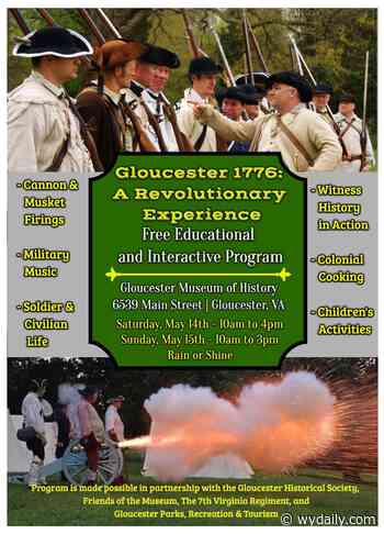 Gloucester County's Museum of History to Host Living History Weekend - WYDaily