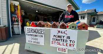 Birdhouses more than just a hobby for Alberta grandfather