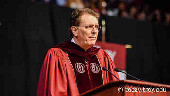 Justice Bryan challenges Troy University graduates to embrace life with faith, hope and love - Troy Today - Troy University