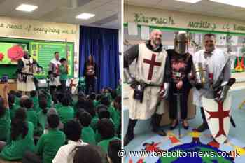 Knights of St George enlighten Beaumont Primary School youngsters - The Bolton News