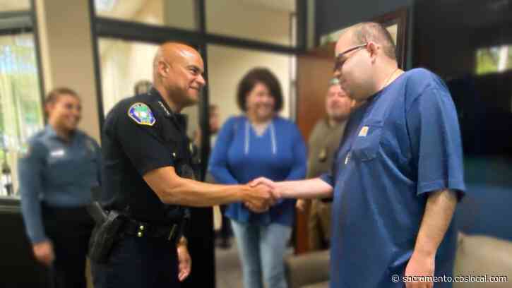 Elk Grove Officers Give Man With Disability Glimpse Into Police Life