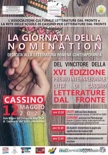 Ecco la XVI edizione del Premio internazionale città di Cassino – Letterature dal Fronte - LeggoCassino.it