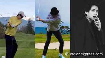 BTS ARMY is confused after Choi Woo-shik and Park Seo-joon share similar golfing posts; fans hear V’s voice in the video - The Indian Express