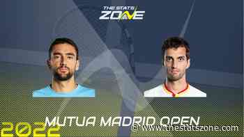 Marin Cilic vs Albert Ramos-Vinolas – First Round – Preview & Prediction | 2022 Madrid Open - The Stats Zone