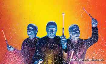 Blue Men invade Rhode Island | Johnston Sun Rise - Johnston Sun Rise