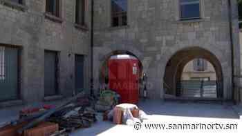 Borgo Maggiore: prosegue il restauro della terrazza dei portici - San Marino Rtv