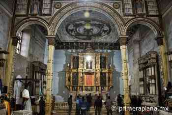 Reinstalan retablo monumental en Santa María Huramangaro – Primera Plana MX - PRIMERA PLANA MX