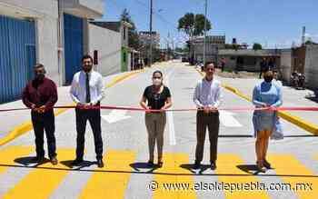 Vecinos de Santa María Moyotzingo son beneficiados con pavimentación de calle - El Sol de Puebla