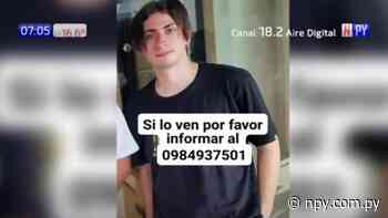 Joven se encuentra desaparecido en Areguá - NPY