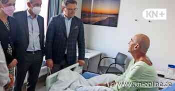 Dank an die Lebensretter: Ukrainischer Außenminister zu Besuch in Lübeck