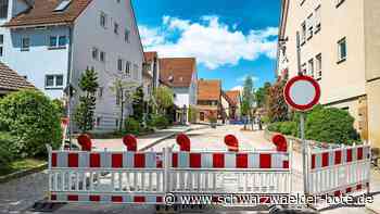 Sperrung Sulz – Kuppingen - Fertigstellung auf Ende Mai verschoben - Schwarzwälder Bote