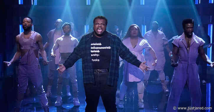 Broadway's 'A Strange Loop' Cast Performs on 'Meyers' After Earning the Most Tony Nominations