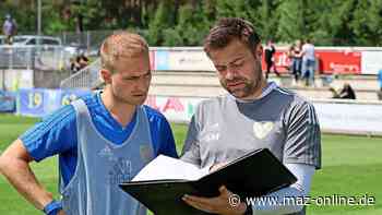 Steve Müller, Co-Trainer des FSV 63 Luckenwalde, macht Pause vom Fußball - Märkische Allgemeine Zeitung