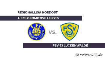 1. FC Lokomotive Leipzig - FSV 63 Luckenwalde: Lok Leipzig schwächelt - Regionalliga Nordost - WELT