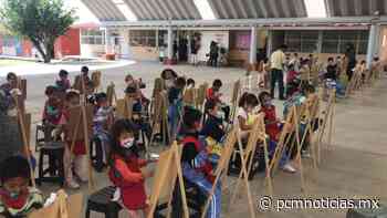Taller de Pintura gratuito llegó al jardín de niños Natalio Vázquez Pallares - PCM Noticias