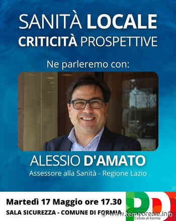 Formia / "Sanità Locale - Criticità e Prospettive", l'incontro promosso dal Partito Democratico - Temporeale Quotidiano