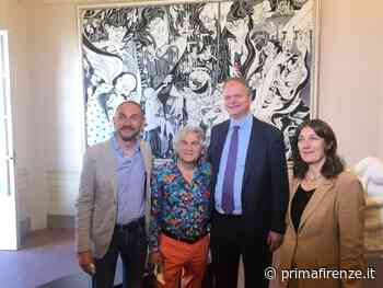 Svelata la nuova opera del maestro Manzi col direttore degli Uffizi - Prima Firenze