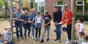Neue Spiel- und Kletteranlage an der Silvesterschule Erle eröffnet - Dorstener Zeitung