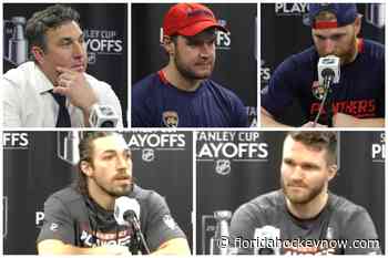 WATCH: Panthers Postgame w/ Lomberg, Huby, Barky, G & Bruno - Florida Hockey Now