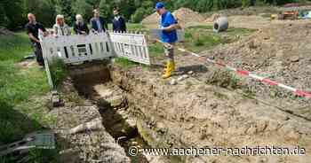 Archäologische Grabung: Reste alter Römerstraße in Aachen entdeckt