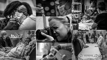A doctor on his knees, a family left behind. This Calgary photographer shows the front lines of COVID-19 in Alberta