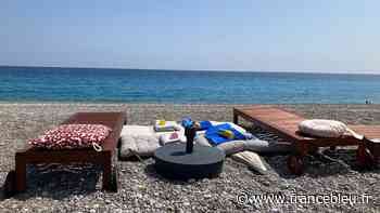 Nice : une plage Ikea en kit tout le week-end sur la promenade des Anglais - France Bleu