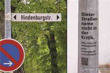 Straßennamen mit NS-Bezug in Balingen: Stadt will Zusatzschilder und QR-Codes anbringen - Zollern-Alb-Kurier