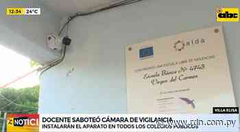Reconectan cámara inhabilitada por docente de Villa Elisa - Resumen de Noticias