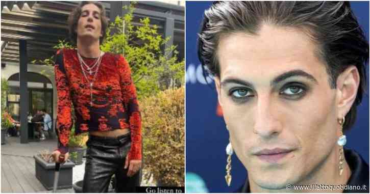 Eurovision 2022, Damiano dei Maneskin con le stampelle: cos’è successo al frontman