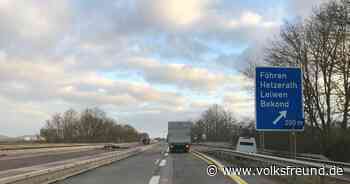 A1-Sperrung zwischen Trier und Koblenz am Sonntag (15.Mai) - Trierischer Volksfreund