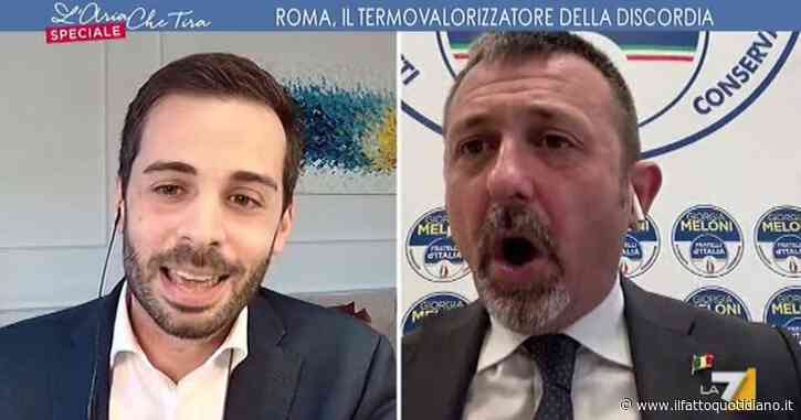 Termovalorizzatore Roma, lite Carabetta (M5s)-Delmastro (FdI) a La7: “Non è la soluzione, attivo tra 7 anni”. “Il vostro è un no talebano a tutto”