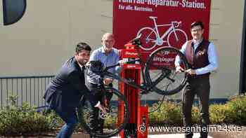 Kleine Werkstatt für Reparaturen: Rosenheim bekommt fünf weitere Fahrradservicestationen
