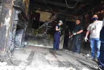 Police ID Homicide Victim Found At Scene Of Baltimore House Fire - CBS Baltimore