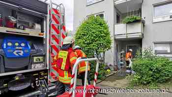 Fassadenbrand in der Braunschweiger Weststadt